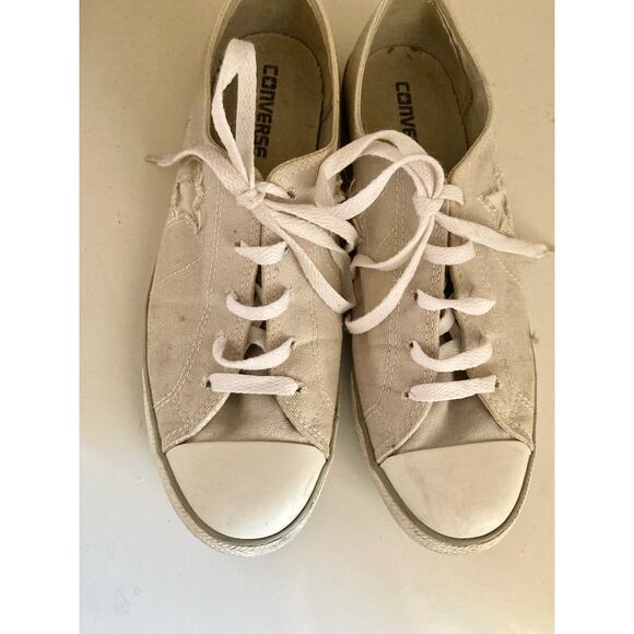 Converse Women's Sneakers Shoes One Star Gray Size 9.5 Lace Up - Picture 6 of 7